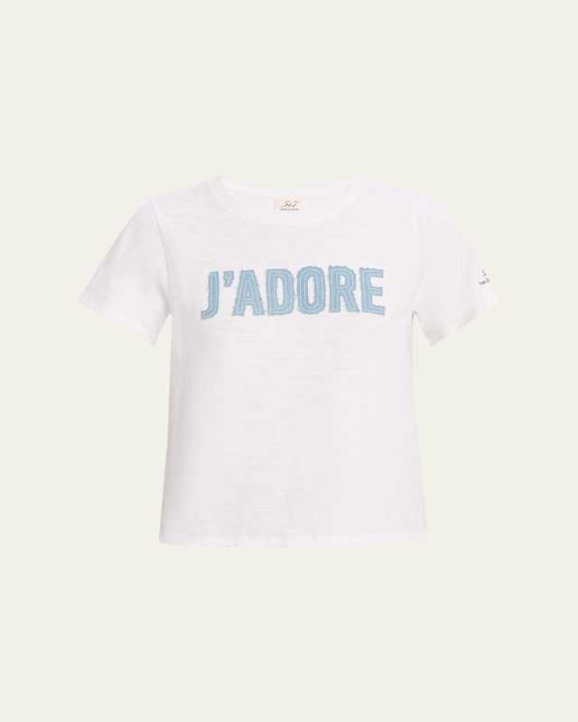 Shrunken Denim J'Adore T